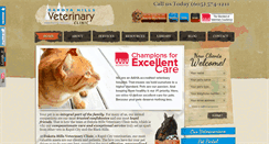 Desktop Screenshot of dakotahillsveterinary.com